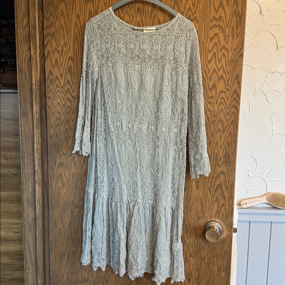 Sundance Light Blue Lace Dress XS